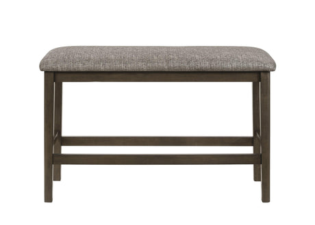 Ember Brown Modern Solid Wood And Veneers Fabric Counter Height Dining Room Set - Ella Furniture