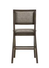 Ember Brown Modern Solid Wood And Veneers Fabric Counter Height Dining Room Set - Ella Furniture