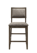 Ember Brown Modern Solid Wood And Veneers Fabric Counter Height Dining Room Set - Ella Furniture
