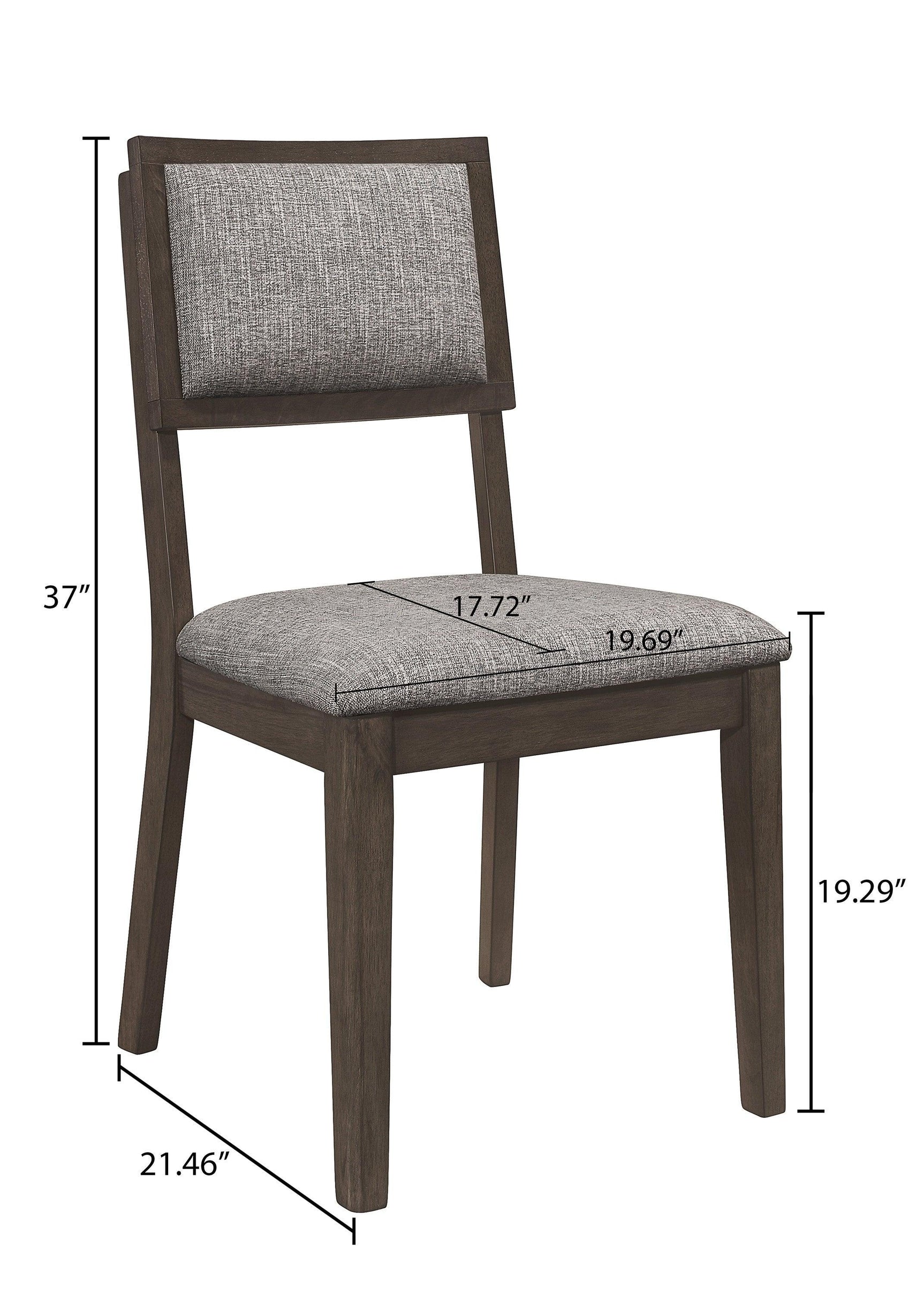 Ember Brown Transitional Wood And Veneers Dining Room Set - Ella Furniture