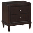 Emberlyn 2-Drawer Nightstand Bedside Table Brown 223062 - Ella Furniture