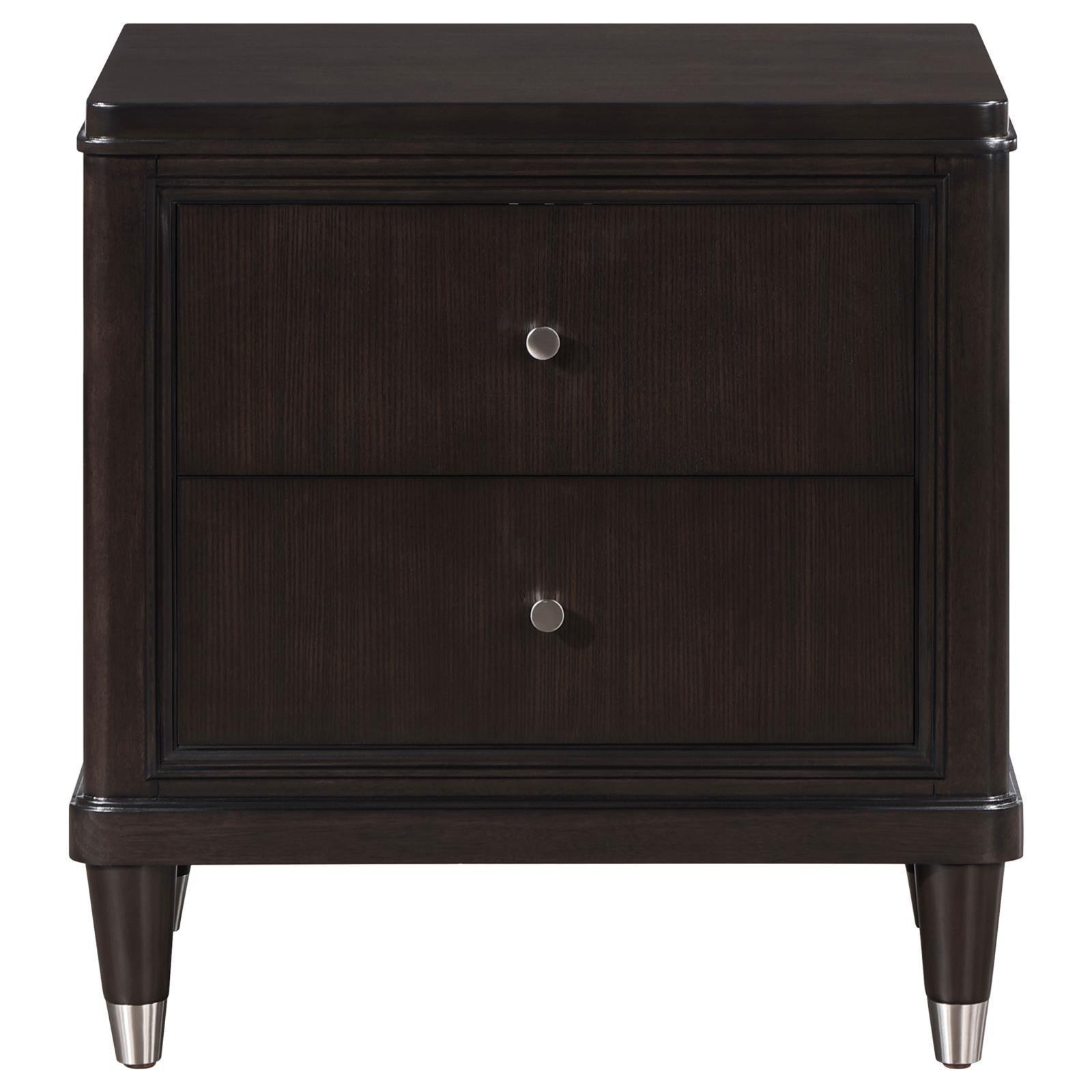 Emberlyn 2-Drawer Nightstand Bedside Table Brown 223062 - Ella Furniture