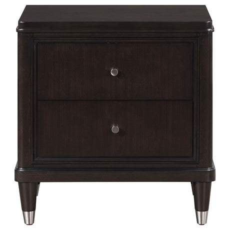 Emberlyn 2-Drawer Nightstand Bedside Table Brown 223062 - Ella Furniture