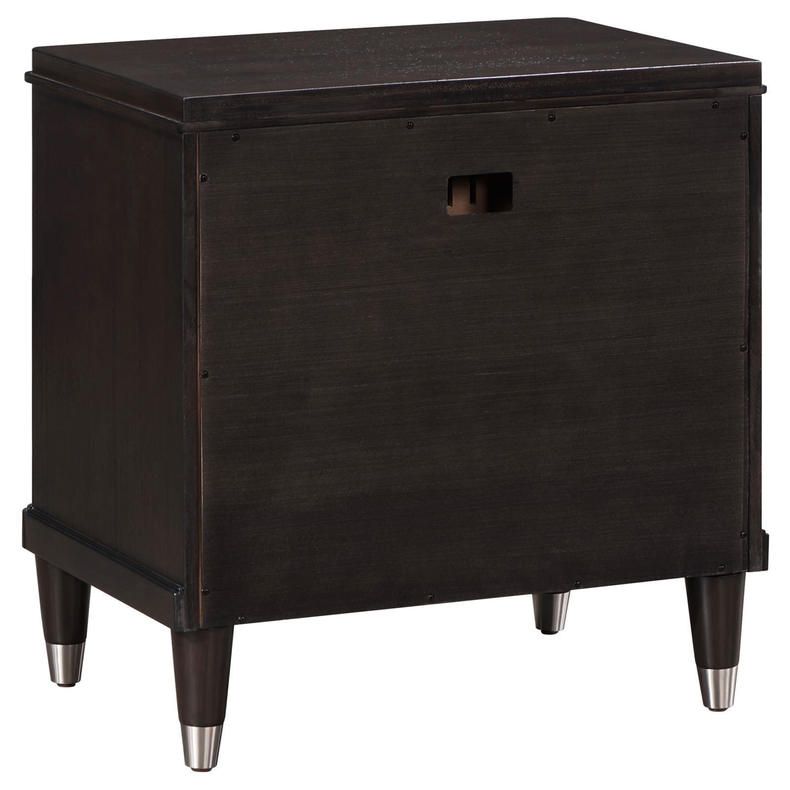 Emberlyn 2-Drawer Nightstand Bedside Table Brown 223062 - Ella Furniture