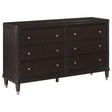 Emberlyn 6-Drawer Bedroom Dresser Brown 223063 - Ella Furniture