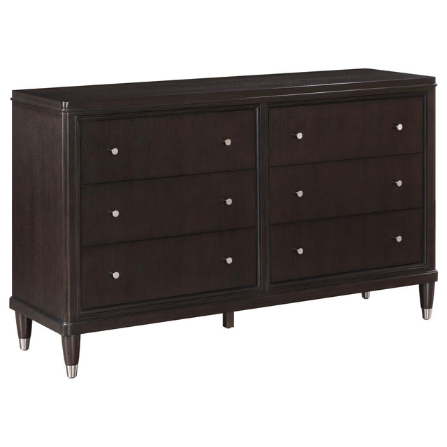 Emberlyn 6-Drawer Bedroom Dresser Brown 223063 - Ella Furniture