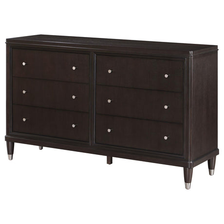 Emberlyn 6-Drawer Bedroom Dresser Brown 223063 - Ella Furniture
