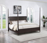 Emberlyn Queen Poster Bed Brown 223061Q - Ella Furniture
