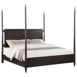 Emberlyn Queen Poster Bed Brown 223061Q - Ella Furniture