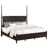 Emberlyn Queen Poster Bed Brown 223061Q - Ella Furniture