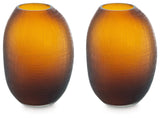 Embersen Amber Vase (Set Of 2) A2900002 - Ella Furniture