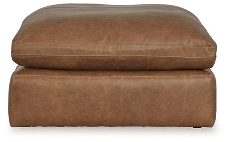 Emilia Caramel 7-Piece Sectional With Ottoman - Ella Furniture