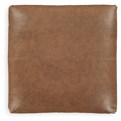 Emilia Caramel 7-Piece Sectional With Ottoman - Ella Furniture