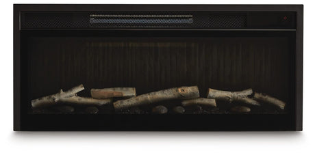 Entertainment Accessories Black Fireplace Insert view 5