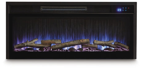 Entertainment Accessories Black Fireplace Insert view 6