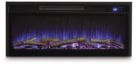 Entertainment Accessories Black Fireplace Insert view 8