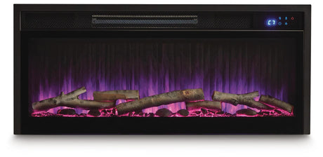 Entertainment Accessories Black Fireplace Insert view 12
