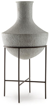 Estonbank Distressed Cream Vase view 3