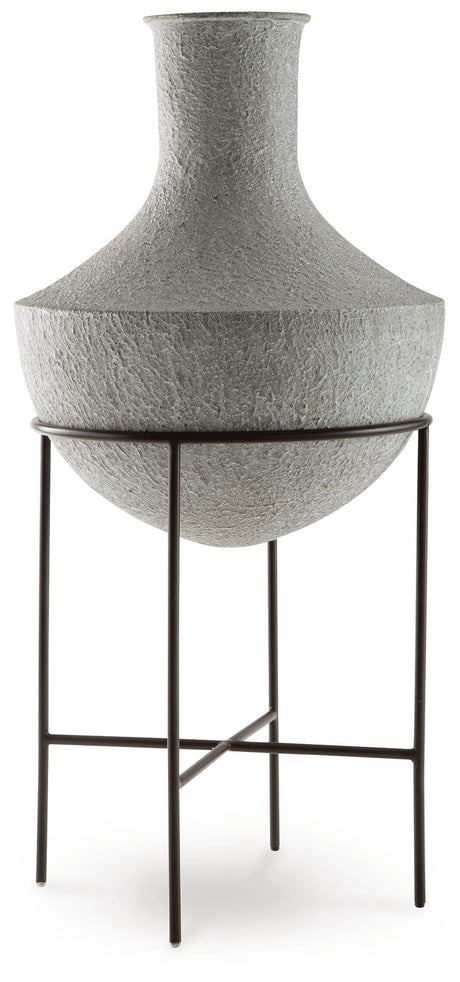 Estonbank Distressed Cream Vase view 3