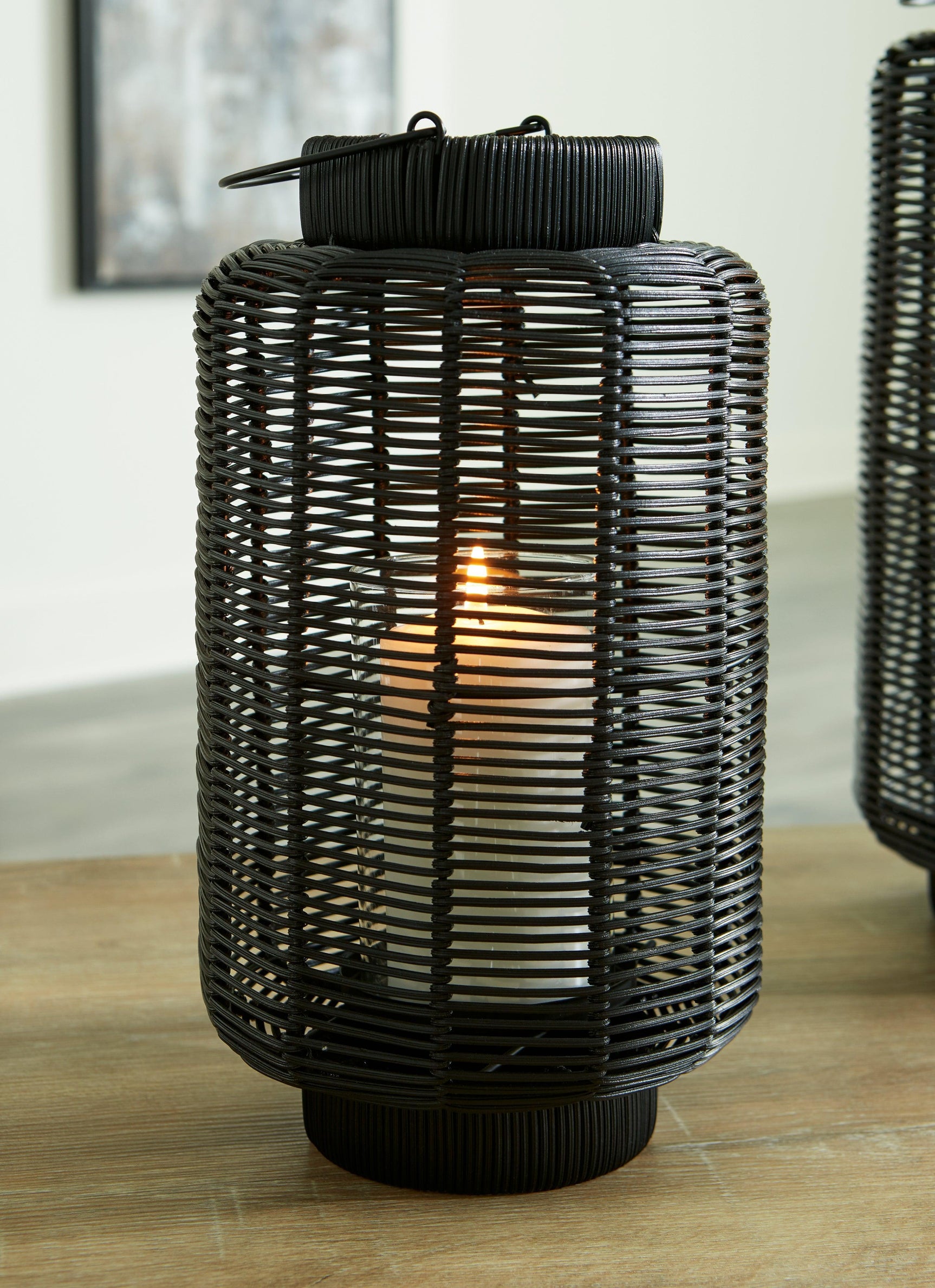 Evonne Black Lantern A2000563 - Ella Furniture