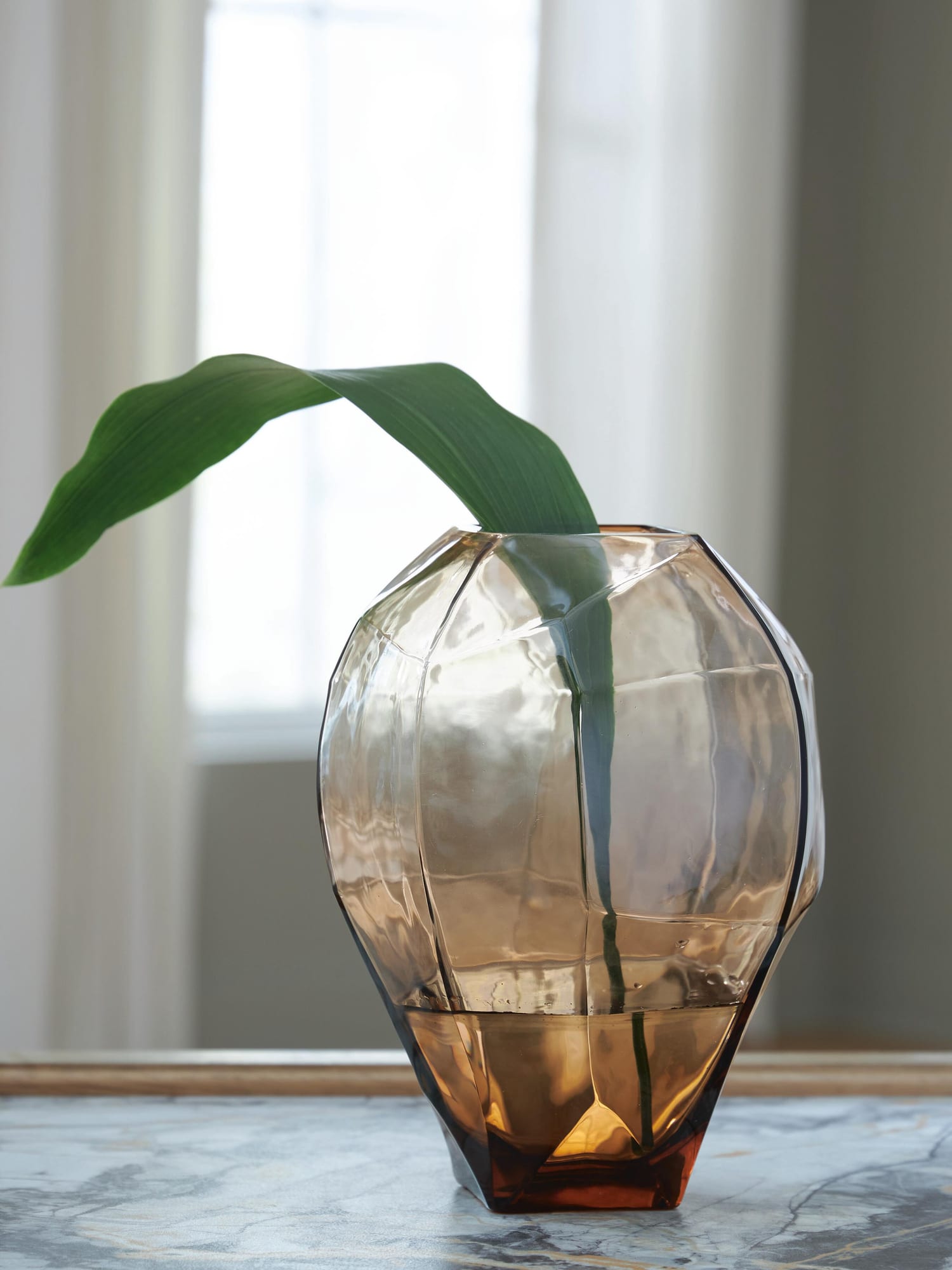 Ewart Light Brown Vase from Ella Furniture