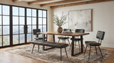 Selwyn 80-inch Live Edge Solid Wood Dining Table Light Sheesham — product image 10