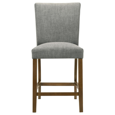 Paxton 5-Piece Round Glass Top Counter Height Dining Set Grey — product image 9