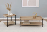 Fallon Rectangular Engineered Wood Coffee Table Light Brown 710308 - Ella Furniture