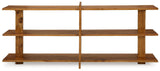 Fayemour Brown Console Sofa Table - Ella Furniture