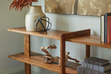 Fayemour Brown Console Sofa Table - Ella Furniture