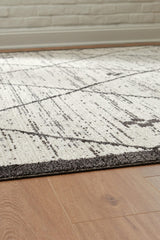 Fenriston Cream/Black Medium Rug detail view