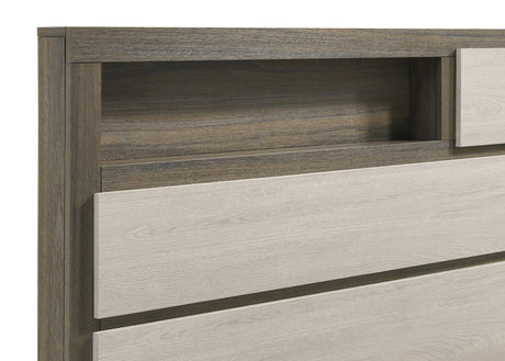 Fenwick Eastern King Bed Bookcase Headboard Grey Oak view 7