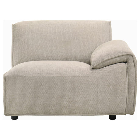 Crane 6-piece Modular Sectional Sofa Beige — product image 13