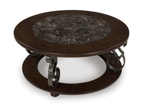 Dark Brown 42-Inch Coffee Table — product image 2