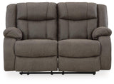 First Gunmetal Base Sofa, Loveseat And Recliner - Ella Furniture