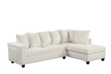 Fivi Beige Reversible Sectional view 2