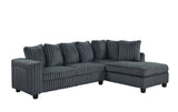 Fivi Charcoal Reversible Sectional view 2