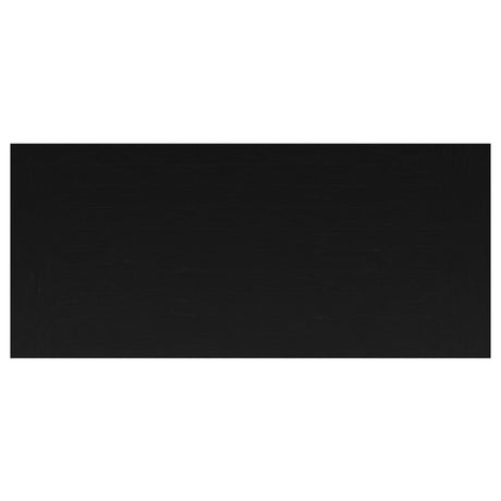 FLORENCE Florence 126-inch Extension Dining Table Distressed Black 115531 - Ella Furniture