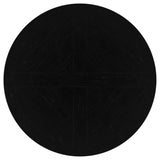 FLORENCE Florence Round 60-inch Pedestal Base Dining Table Black 115530 - Ella Furniture