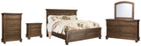 Flynnter Medium Brown Panel 2 Storage Bedroom Set - Ella Furniture