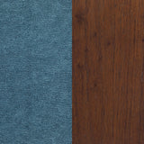 Foster Upholstered Wood Frame Accent Chair Peacock Blue 902272 - Ella Furniture