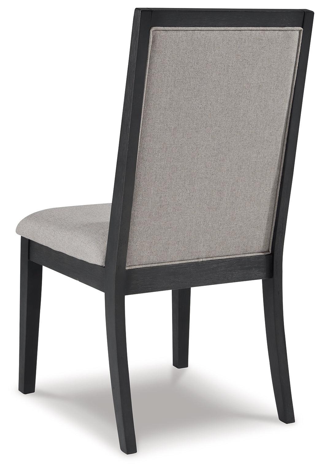 Foyland Black/brown Dining Room Set - Ella Furniture
