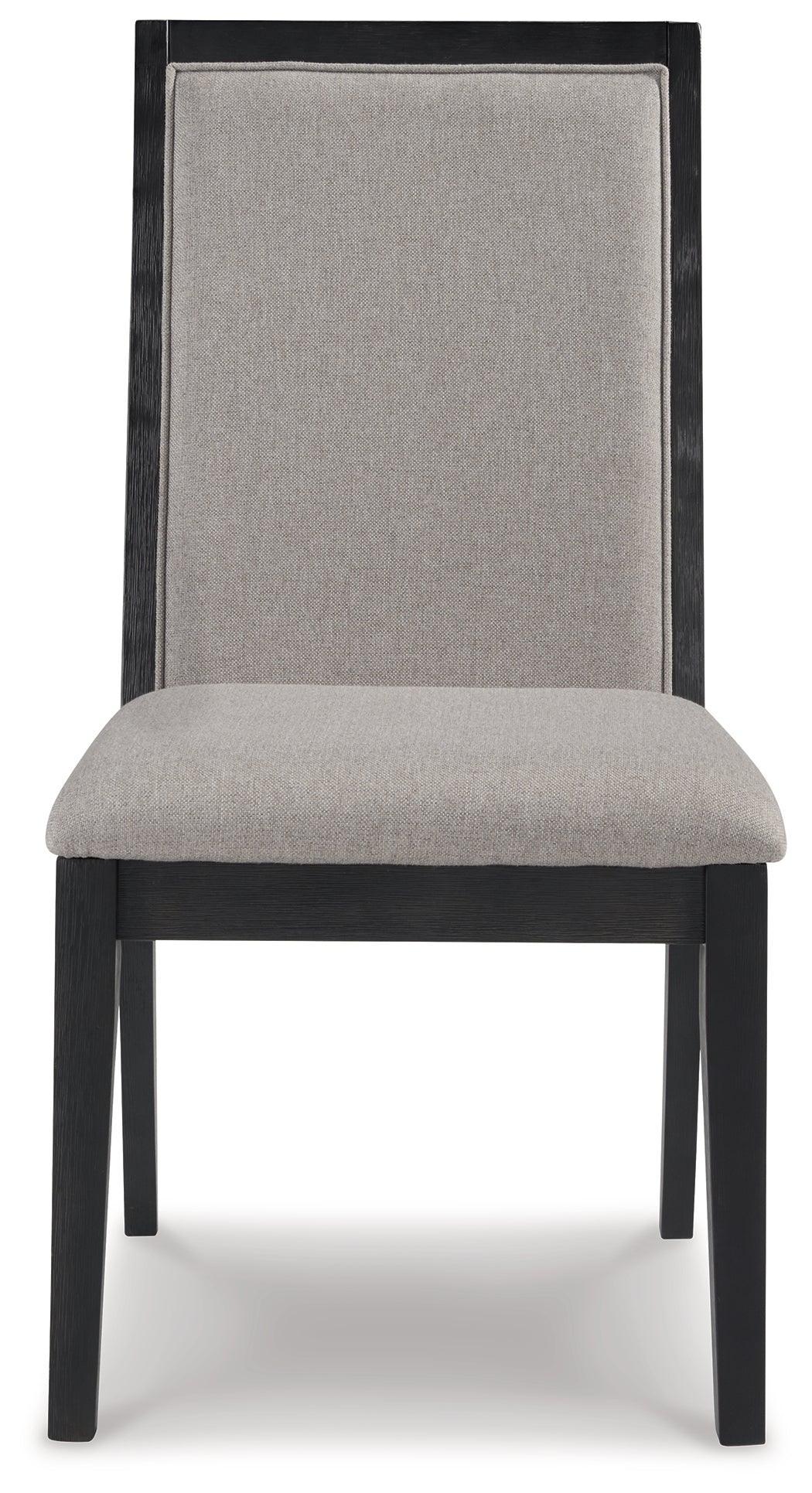 Foyland Black/brown Dining Room Set - Ella Furniture