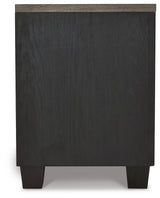Foyland Black/brown Panel Storage Bedroom Set - Ella Furniture