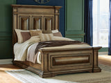 Frantanna Brown Queen Panel Bed from Ella Furniture