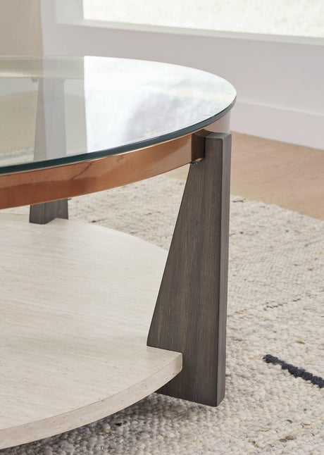 Frazwa Multi Coffee Table with 2 End Tables - Ella Furniture