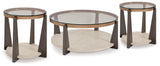 Frazwa Multi Coffee Table with 2 End Tables - Ella Furniture