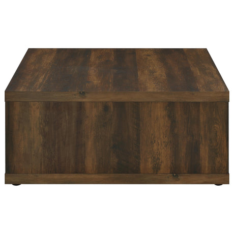 Frisco Square Engineered Wood Coffee Table Dark Pine 710508 - Ella Furniture