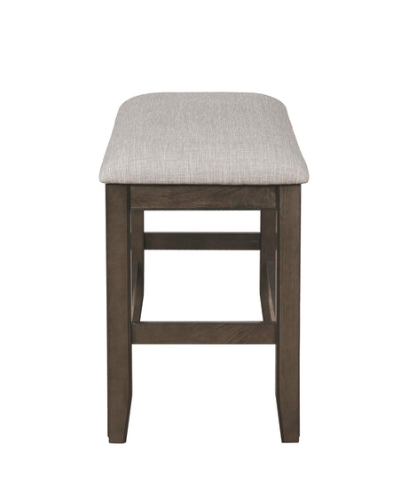 Fulton Gray Modern Traditional Wood Square Counter Height Dining Room Set - Ella Furniture