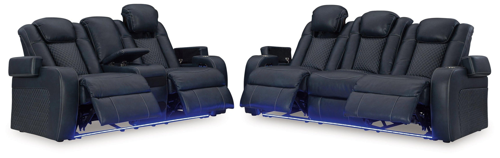 Fyne-dyme Sapphire Sofa And Loveseat - Ella Furniture